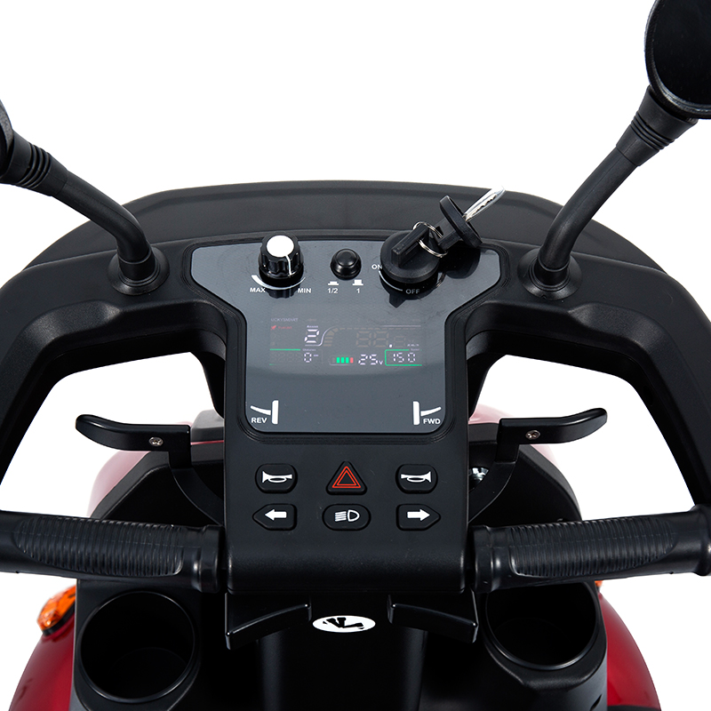 TK-500 Wytrzymała, 4-kołowa elektryczna hulajnoga rekreacyjna o dużej mocy