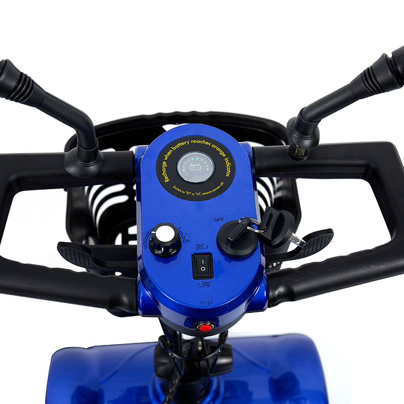 YL-08S Wytrzymała, składana hulajnoga mobilna z 4 kołami i możliwością wznoszenia się pod kątem 12°