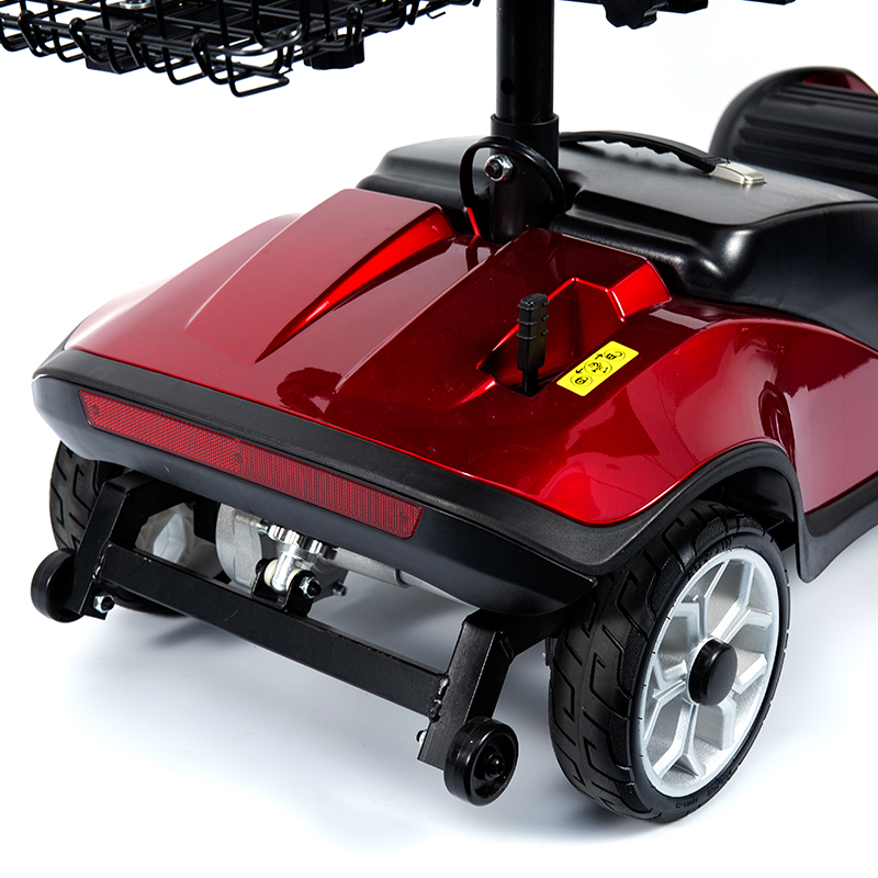 YL-07T 4-kołowy, przenośny, składany skuter elektryczny z napędem elektrycznym