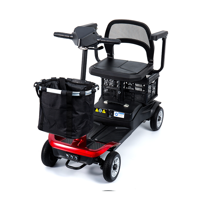 YL-02 Lekka 4-kołowa hulajnoga dla seniorów z obrotowym siedziskiem o 360°