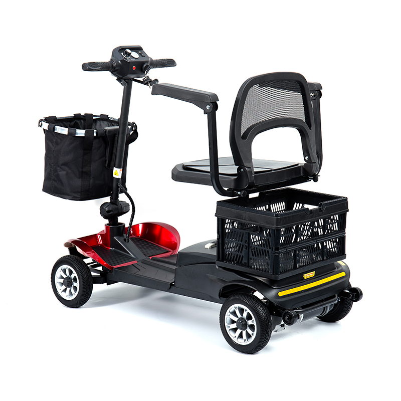 YL-02 Lekka 4-kołowa hulajnoga dla seniorów z obrotowym siedziskiem o 360°