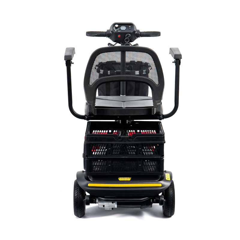 YL-02 Lekka 4-kołowa hulajnoga dla seniorów z obrotowym siedziskiem o 360°