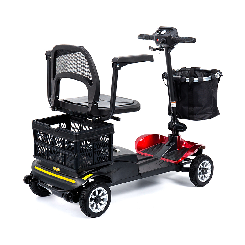 YL-02 Lekka 4-kołowa hulajnoga dla seniorów z obrotowym siedziskiem o 360°