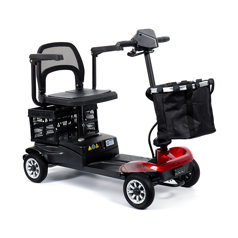 YL-02 Lekka 4-kołowa hulajnoga dla seniorów z obrotowym siedziskiem o 360°