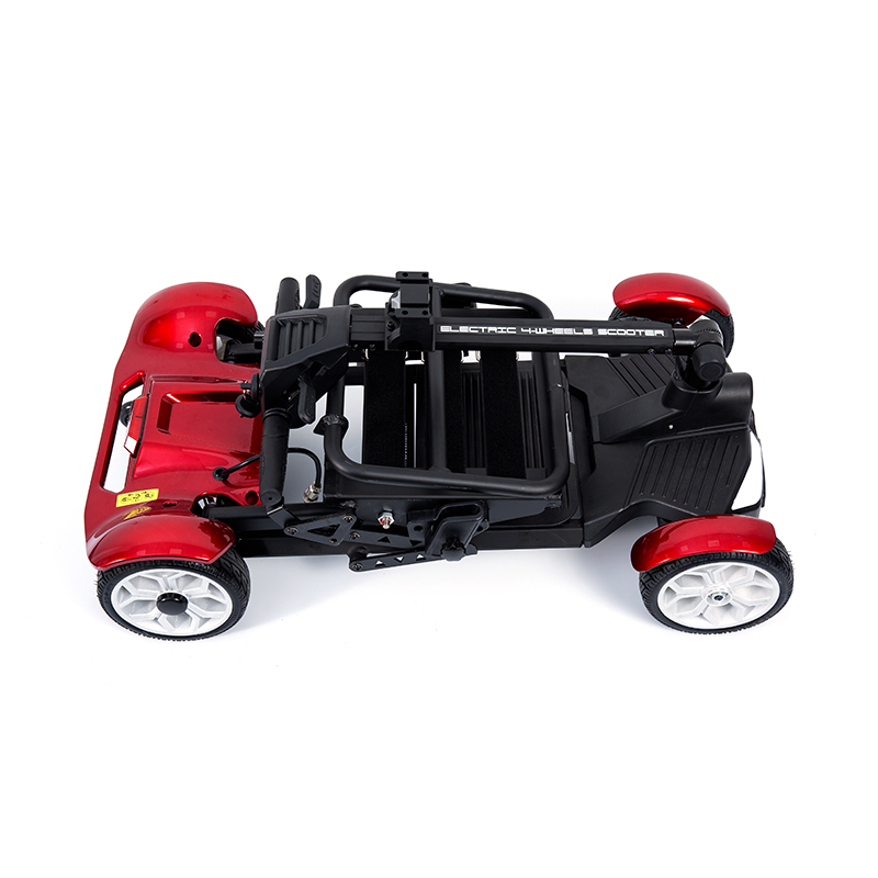 YL-211 4-kołowa turystyczna hulajnoga elektryczna dla seniorów z reflektorem LED i koszykiem