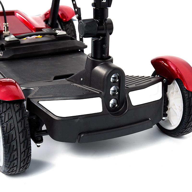 YL-211 4-kołowa turystyczna hulajnoga elektryczna dla seniorów z reflektorem LED i koszykiem