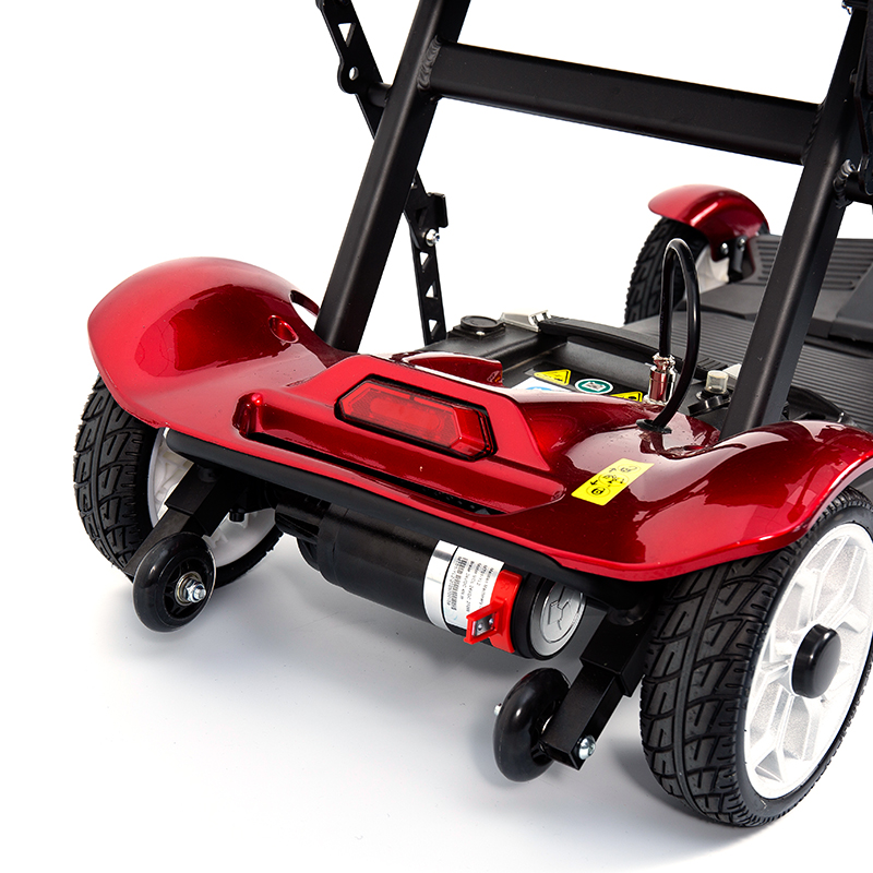 YL-211 4-kołowa turystyczna hulajnoga elektryczna dla seniorów z reflektorem LED i koszykiem